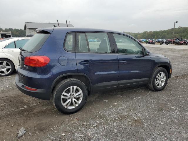 VOLKSWAGEN TIGUAN S 2013 blue 4dr spor gas WVGBV7AX3DW539578 photo #4