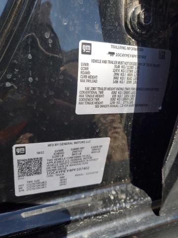 2023 CHEVROLET SILVERADO 1GC4YPEY4PF107402