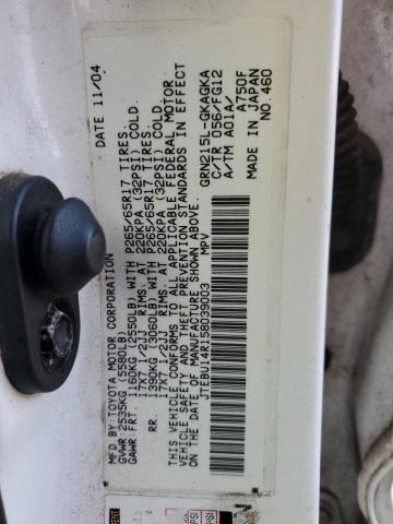 2005 TOYOTA 4RUNNER SR5 #3294512496