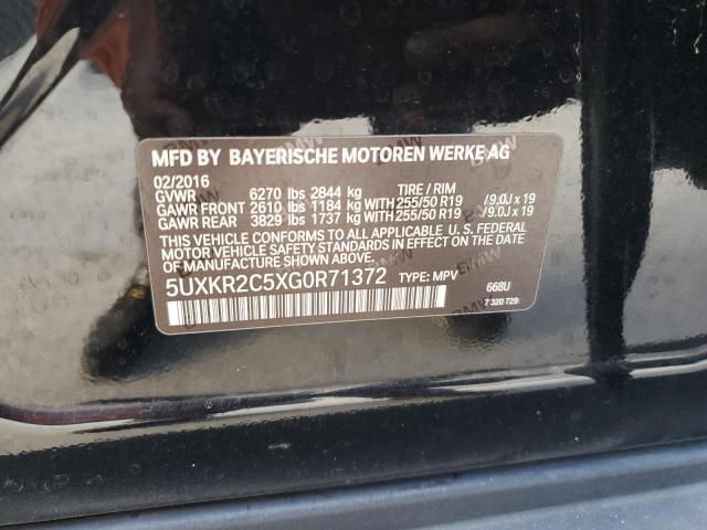 2016 BMW X5 SDRIVE3 5UXKR2C5XG0R71372