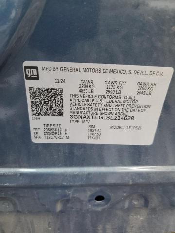 2025 CHEVROLET EQUINOX RS - 3GNAXTEG1SL214628