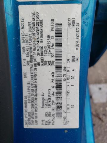 2016 FORD FIESTA SE - 3FADP4BJ4GM207658