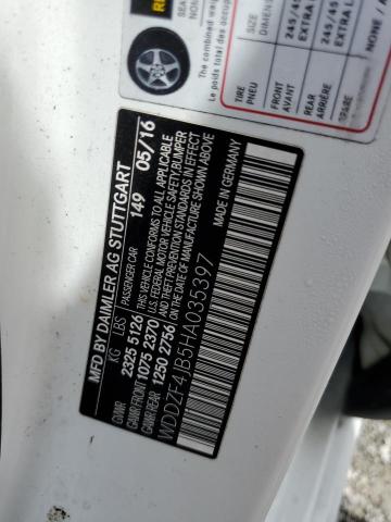 2017 MERCEDES-BENZ E 300 WDDZF4JB5HA035397