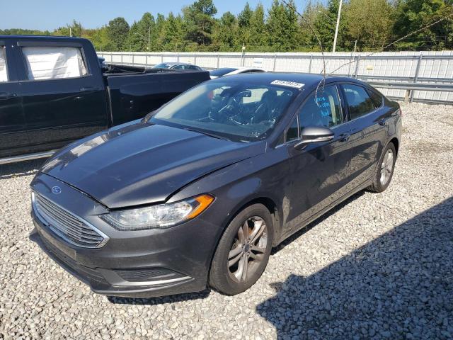 FORD FUSION SE 2018 gray  gas 3FA6P0HD1JR188936 photo #1