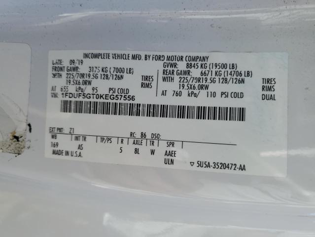 2019 FORD F550 SUPER #3278583949