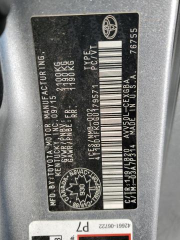 2016 TOYOTA CAMRY HYBR - 4T1BD1FK0GU179571