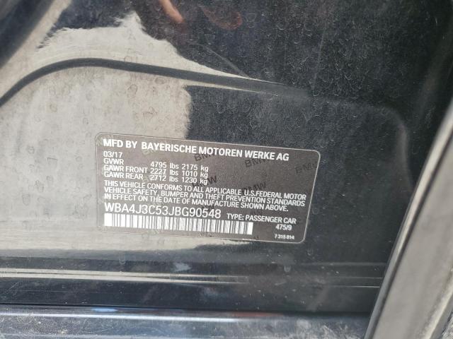 2018 BMW 430XI GRAN WBA4J3C53JBG90548