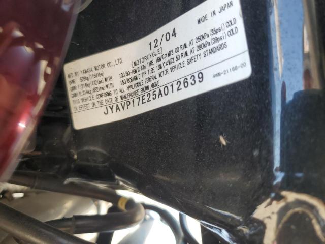 2005 YAMAHA XV1700 A JYAVP17E25A012639