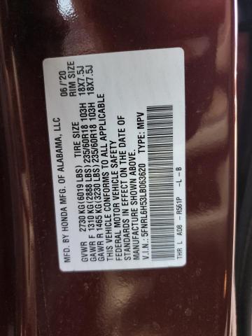 2020 HONDA ODYSSEY EX - 5FNRL6H53LB063620
