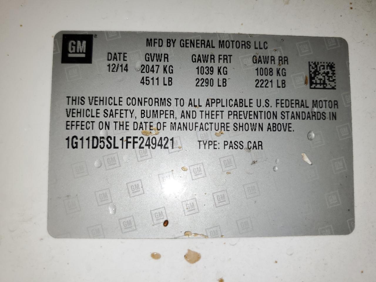 CHEVROLET MALIBU 2LT