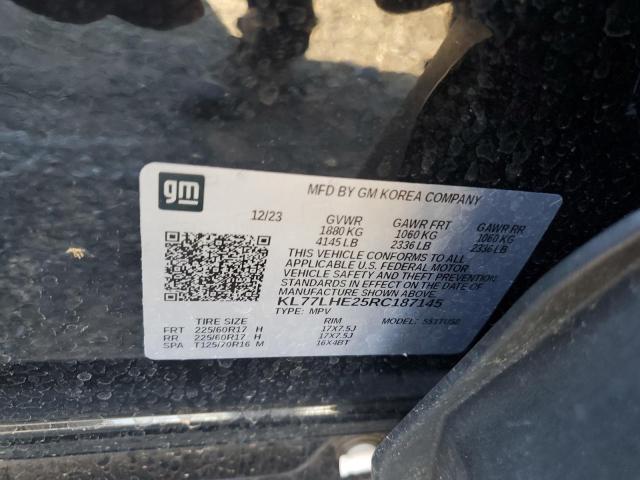 2024 CHEVROLET TRAX 1LT - KL77LHE25RC187145