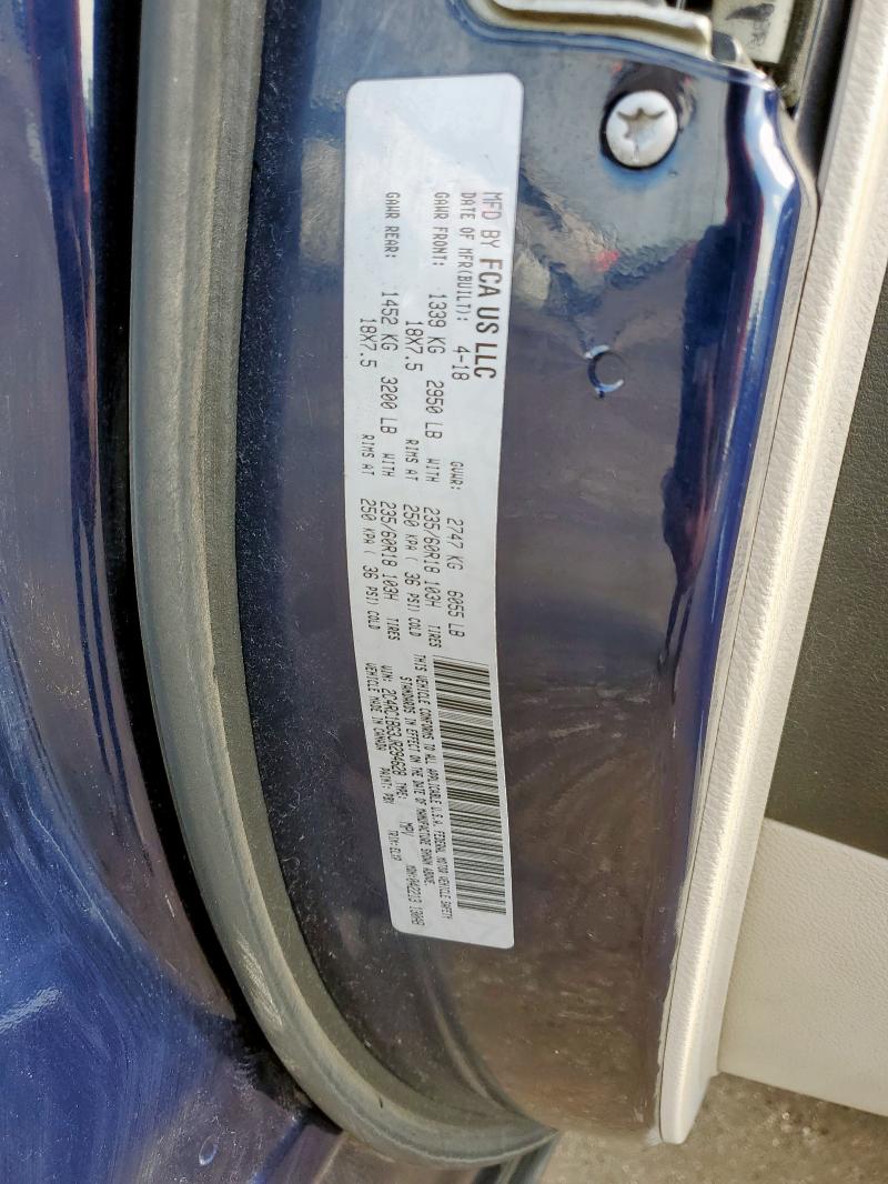 2018 CHRYSLER PACIFICA T 2C4RC1BG3JR294628