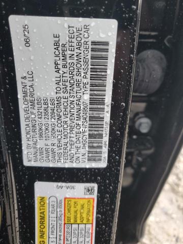 2025 HONDA ACCORD SE #3309473563