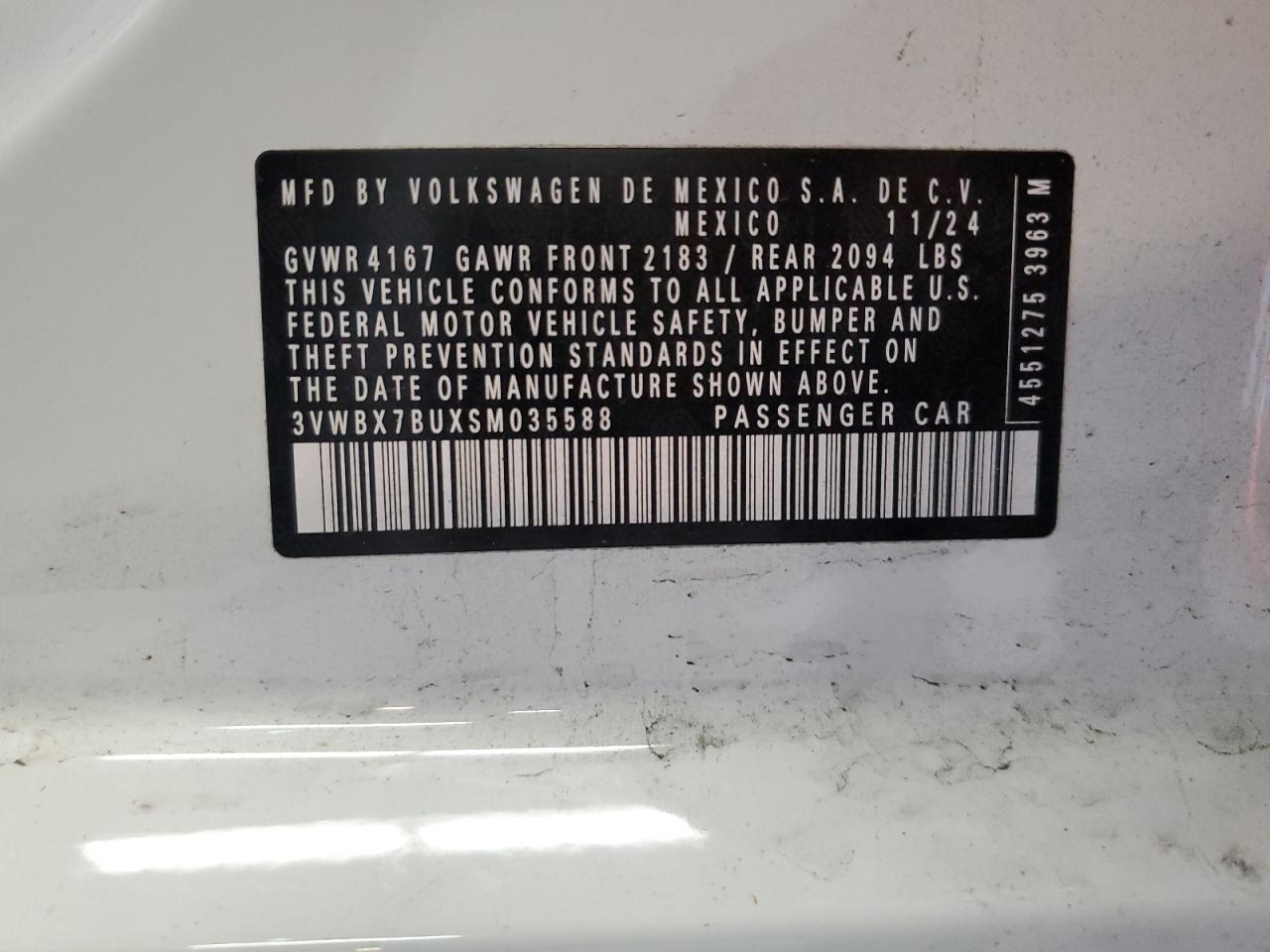 VOLKSWAGEN JETTA SPORT