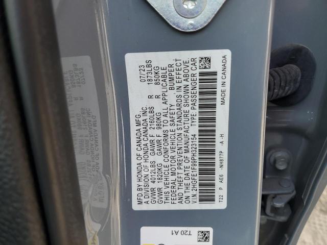 2023 HONDA CIVIC TOUR - 2HGFE1F99PH323154