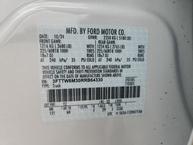 2024 FORD MAVERICK L 3FTTW8M30RRB64330