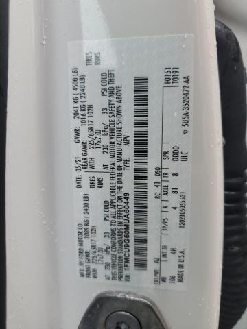 2021 FORD ESCAPE SE 1FMCU9G60MUA60449