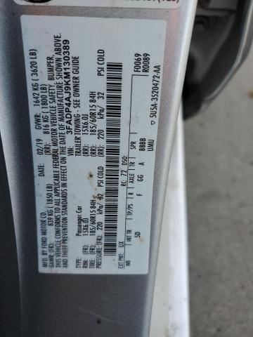 2019 FORD FIESTA S #3318026365