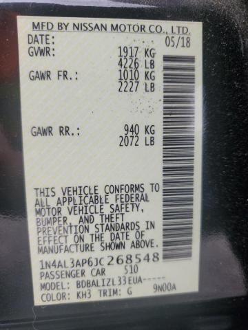 2018 NISSAN ALTIMA 2.5 #3281600406