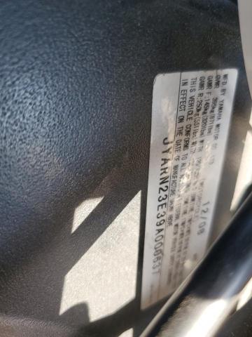 2009 YAMAHA MOTORCYCLE JYARN23E39A000637