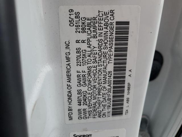 2020 ACURA TLX - 19UUB1F30LA001426