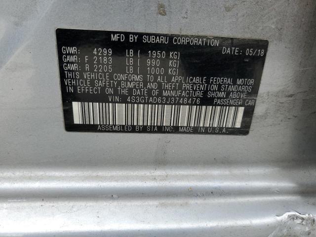 2018 SUBARU IMPREZA PR 4S3GTAD63J3748476