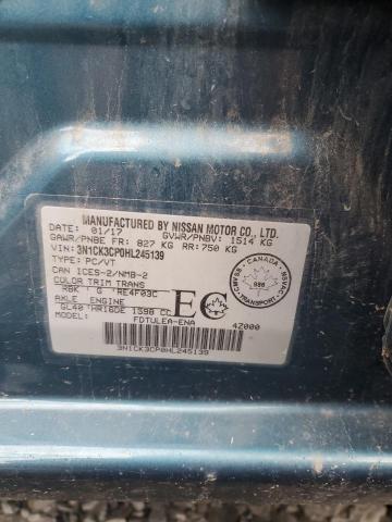 2017 NISSAN MICRA 3N1CK3CP0HL245139