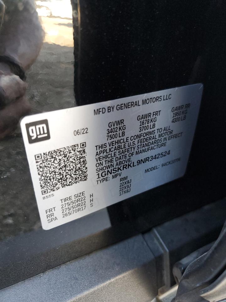 CHEVROLET TAHOE K1500 RST