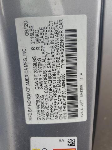 2020 HONDA ACCORD SPO - 1HGCV1F39LA094580