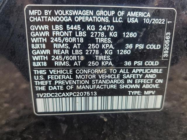 2023 VOLKSWAGEN ATLAS CROSS SPORT SE 1V2DC2CAXPC207513