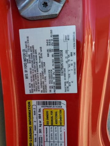 2018 FORD MUSTANG 1FATP8UH7J5143058