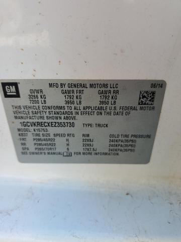 2014 CHEVROLET SILVERADO - 1GCVKRECXEZ353730