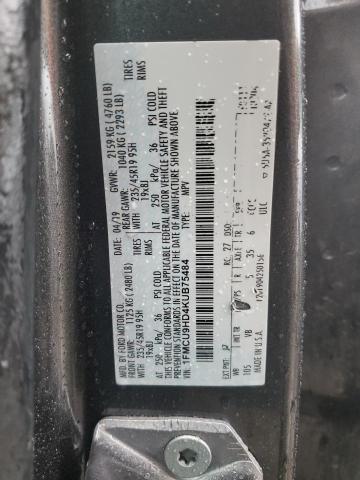 2019 FORD ESCAPE SEL - 1FMCU9HD4KUB75484