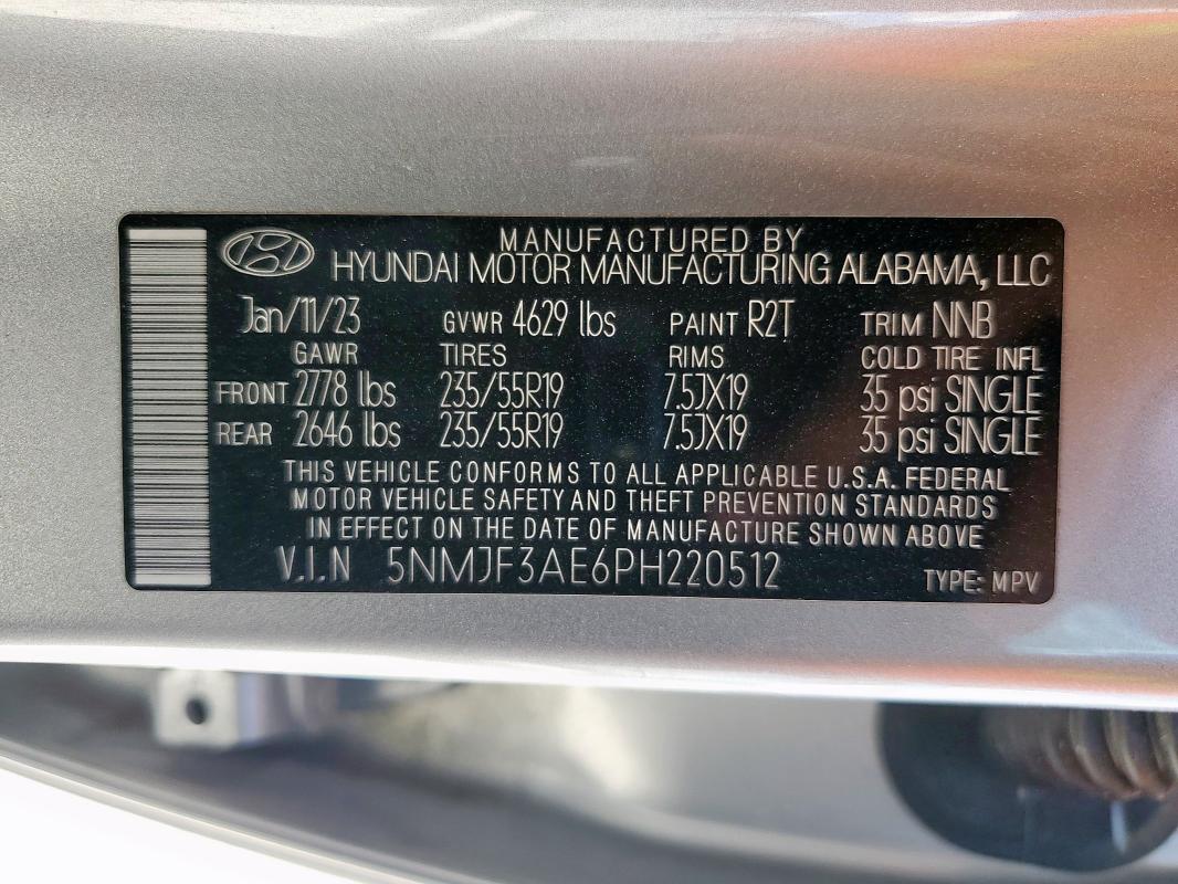 2023 HYUNDAI TUCSON SEL - 5NMJF3AE6PH220512