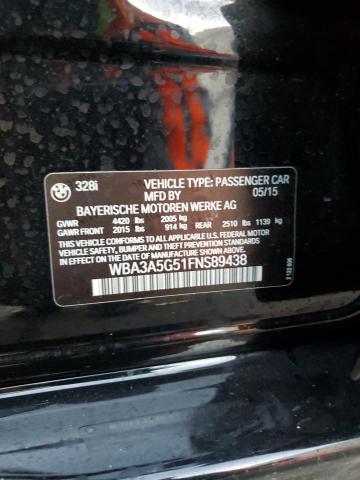 2015 BMW 328 I WBA3A5G51FNS89438