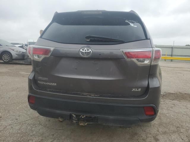 2015 TOYOTA HIGHLANDER XLE 5TDKKRFH7FS104219