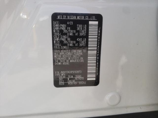 2023 NISSAN ARMADA S JN8AY2AC4P9183673