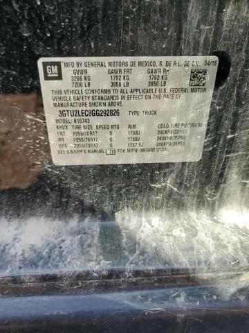 2016 GMC SIERRA K15 3GTU2LEC8GG292826