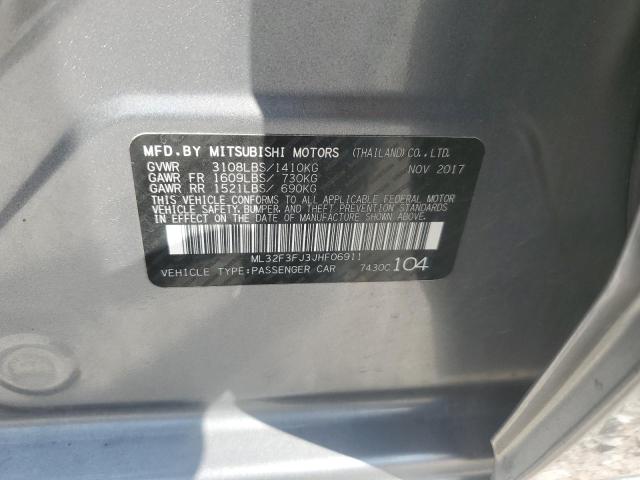 2018 MITSUBISHI MIRAGE G4 ML32F3FJ3JHF06911
