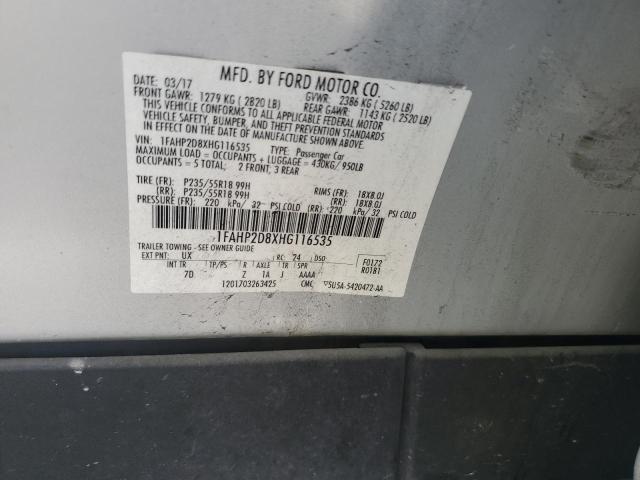 2017 FORD TAURUS SE 1FAHP2D8XHG116535