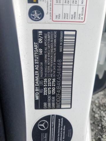 2019 MERCEDES-BENZ E 300 WDDZF4JB4KA548468