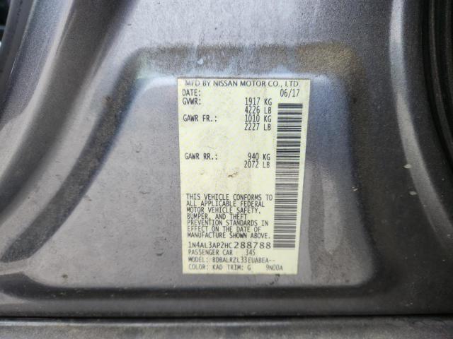 2017 NISSAN ALTIMA 2.5 1N4AL3AP2HC288788