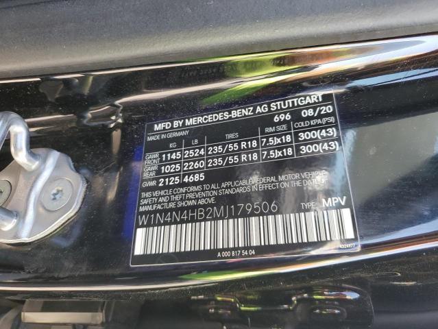 2021 MERCEDES-BENZ GLA 250 4MATIC W1N4N4HB2MJ179506