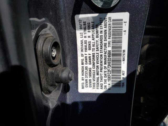 2017 HONDA CIVIC EX 19XFC2F73HE024684