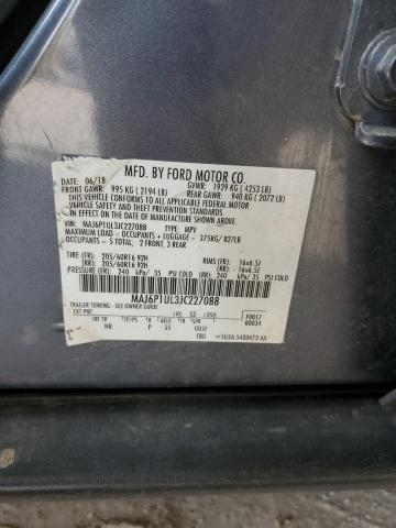 2018 FORD ECOSPORT S MAJ6P1UL3JC227088