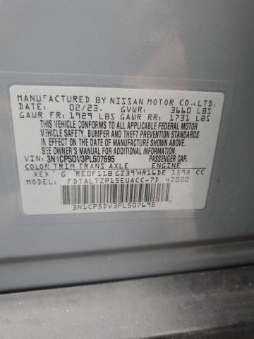 2023 NISSAN KICKS SR 3N1CP5DV3PL507695