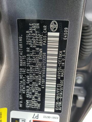 2016 TOYOTA CAMRY LE 4T1BF1FK6GU123256