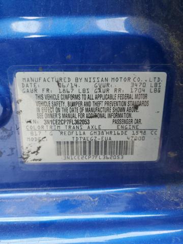 2015 NISSAN VERSA NOTE S 3N1CE2CP7FL362053