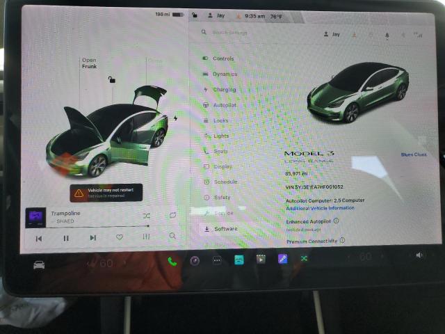 2017 TESLA MODEL 3 5YJ3E1EA7HF001052