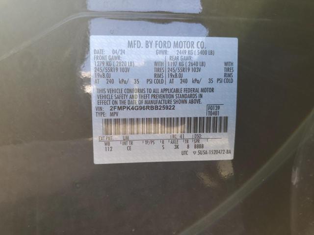 2024 FORD EDGE SE 2FMPK4G96RBB25922